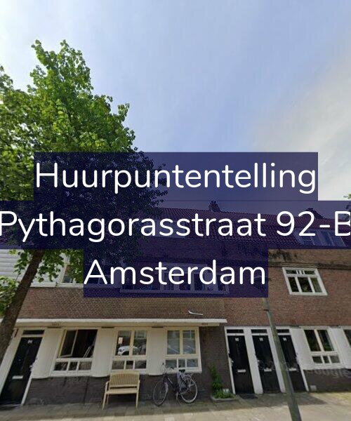 Foto gevel Huurpuntentelling voor Pythagorasstraat 92-B, Amsterdam
