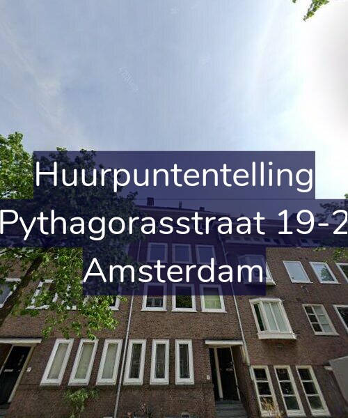 Foto gevel Huurpuntentelling voor Pythagorasstraat 19-2, Amsterdam