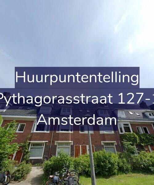 Foto gevel Huurpuntentelling voor Pythagorasstraat 127-1, Amsterdam