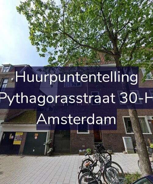Foto gevel Huurpuntentelling voor Pythagorasstraat 30-H, Amsterdam