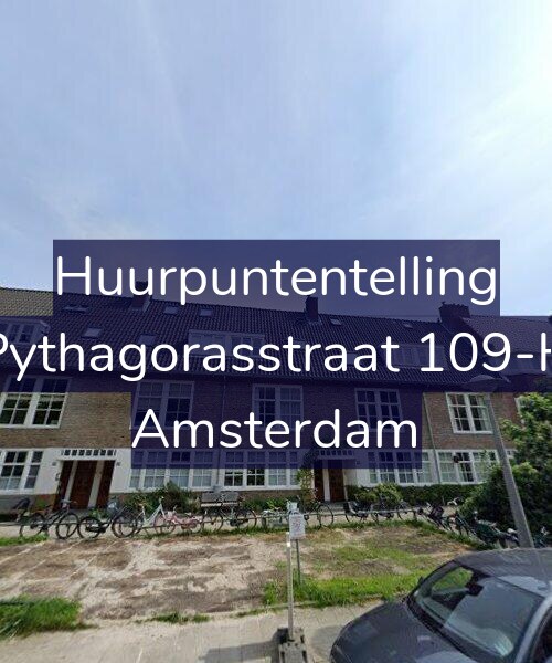 Foto gevel Huurpuntentelling voor Pythagorasstraat 109-H, Amsterdam
