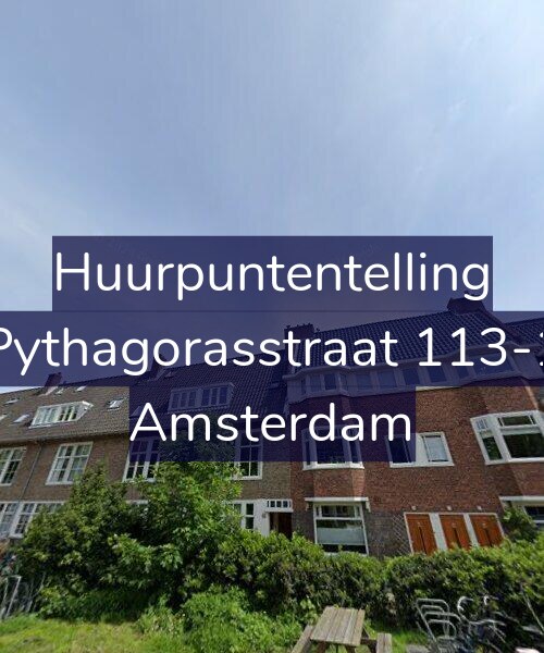 Foto gevel Huurpuntentelling voor Pythagorasstraat 113-1, Amsterdam