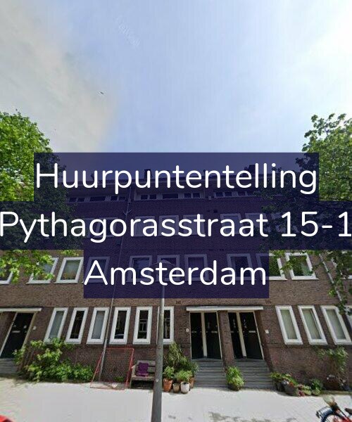 Foto gevel Huurpuntentelling voor Pythagorasstraat 15-1, Amsterdam