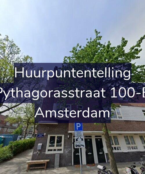Foto gevel Huurpuntentelling voor Pythagorasstraat 100-B, Amsterdam
