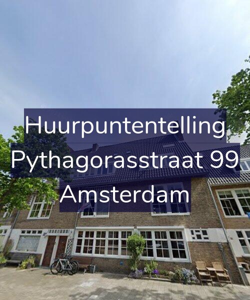 Foto gevel Huurpuntentelling voor Pythagorasstraat 99, Amsterdam