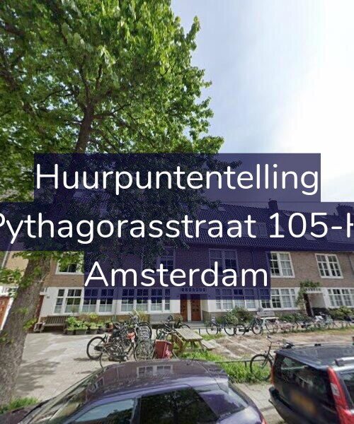 Foto gevel Huurpuntentelling voor Pythagorasstraat 105-H, Amsterdam