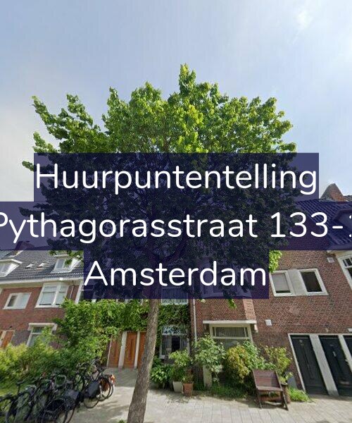 Foto gevel Huurpuntentelling voor Pythagorasstraat 133-1, Amsterdam