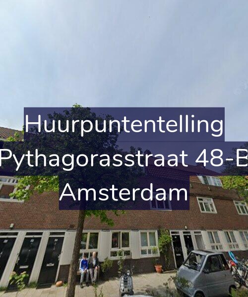 Foto gevel Huurpuntentelling voor Pythagorasstraat 48-B, Amsterdam