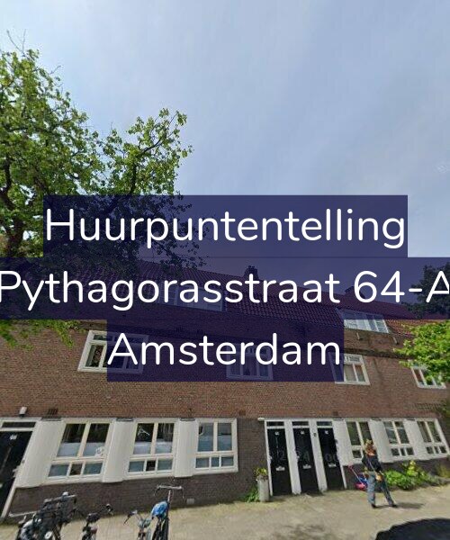 Foto gevel Huurpuntentelling voor Pythagorasstraat 64-A, Amsterdam