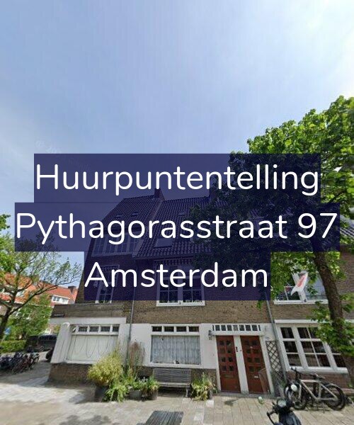 Foto gevel Huurpuntentelling voor Pythagorasstraat 97, Amsterdam