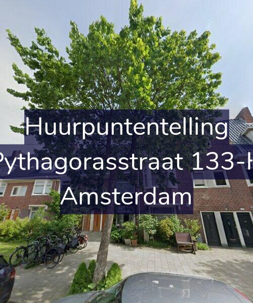 Foto gevel Huurpuntentelling voor Pythagorasstraat 133-H, Amsterdam