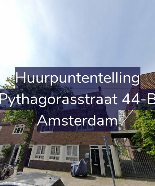 Foto gevel Huurpuntentelling voor Pythagorasstraat 44-B, Amsterdam