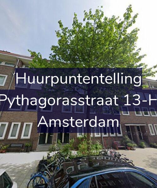 Foto gevel Huurpuntentelling voor Pythagorasstraat 13-H, Amsterdam