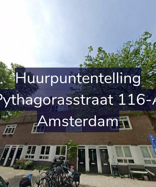 Foto gevel Huurpuntentelling voor Pythagorasstraat 116-A, Amsterdam