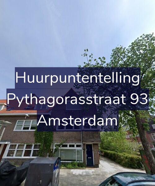 Foto gevel Huurpuntentelling voor Pythagorasstraat 93, Amsterdam