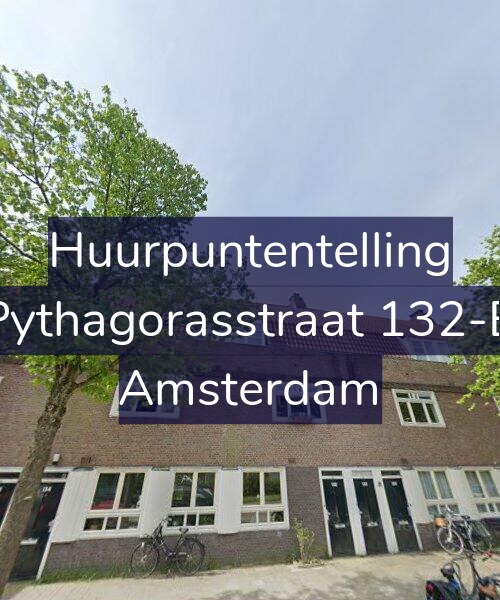 Foto gevel Huurpuntentelling voor Pythagorasstraat 132-B, Amsterdam