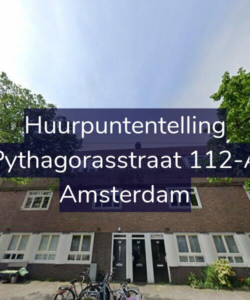 Foto gevel Huurpuntentelling voor Pythagorasstraat 112-A, Amsterdam