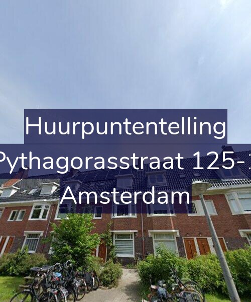 Foto gevel Huurpuntentelling voor Pythagorasstraat 125-1, Amsterdam