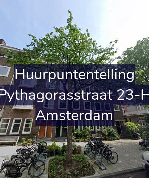 Foto gevel Huurpuntentelling voor Pythagorasstraat 23-H, Amsterdam