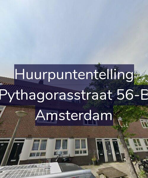 Foto gevel Huurpuntentelling voor Pythagorasstraat 56-B, Amsterdam