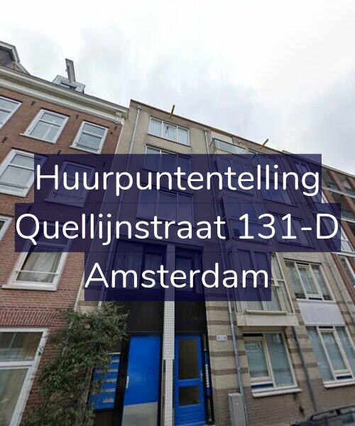 Foto gevel Huurpuntentelling voor Quellijnstraat 131-D, Amsterdam