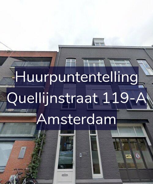 Foto gevel Huurpuntentelling voor Quellijnstraat 119-A, Amsterdam