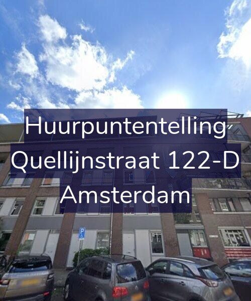Foto gevel Huurpuntentelling voor Quellijnstraat 122-D, Amsterdam