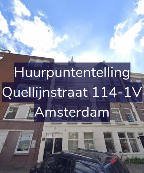 Foto gevel Huurpuntentelling voor Quellijnstraat 114-1V, Amsterdam