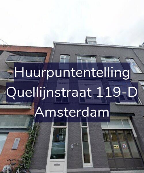 Foto gevel Huurpuntentelling voor Quellijnstraat 119-D, Amsterdam