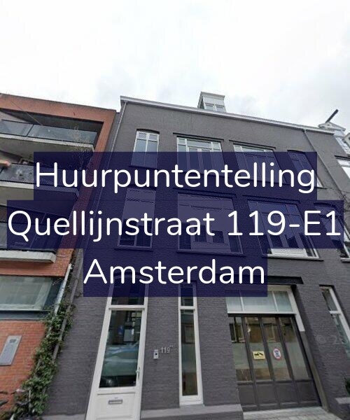 Foto gevel Huurpuntentelling voor Quellijnstraat 119-E1, Amsterdam
