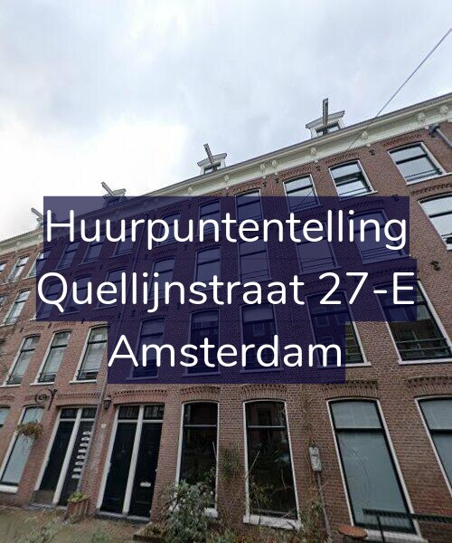 Foto gevel Huurpuntentelling voor Quellijnstraat 27-E, Amsterdam