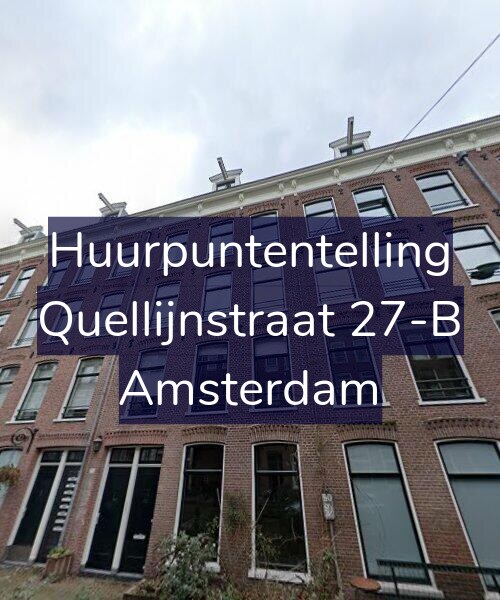 Foto gevel Huurpuntentelling voor Quellijnstraat 27-B, Amsterdam