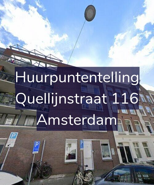 Foto gevel Huurpuntentelling voor Quellijnstraat 116, Amsterdam