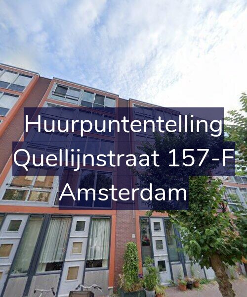 Foto gevel Huurpuntentelling voor Quellijnstraat 157-F, Amsterdam