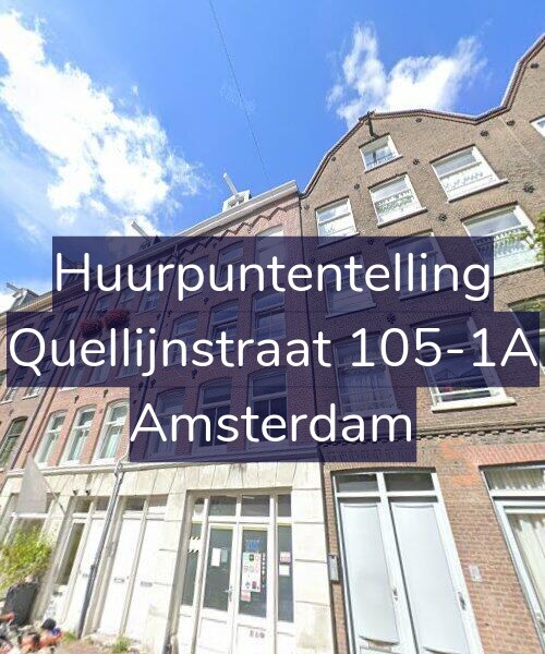 Foto gevel Huurpuntentelling voor Quellijnstraat 105-1A, Amsterdam