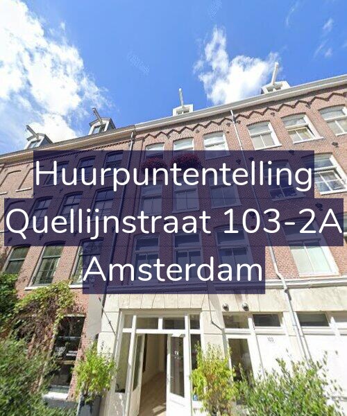 Foto gevel Huurpuntentelling voor Quellijnstraat 103-2A, Amsterdam