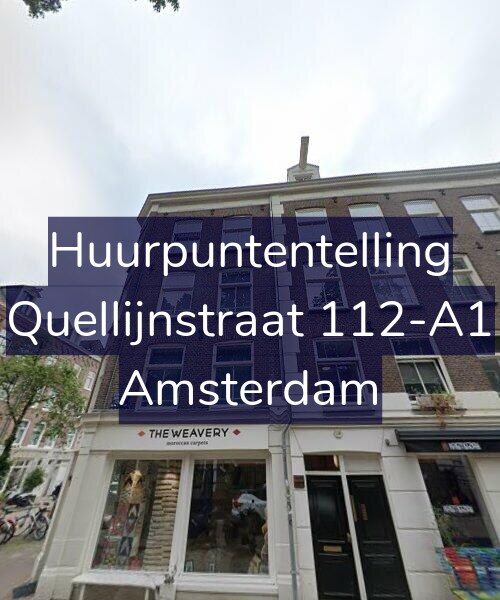 Foto gevel Huurpuntentelling voor Quellijnstraat 112-A1, Amsterdam