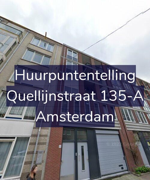 Foto gevel Huurpuntentelling voor Quellijnstraat 135-A, Amsterdam