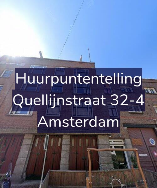 Foto gevel Huurpuntentelling voor Quellijnstraat 32-4, Amsterdam
