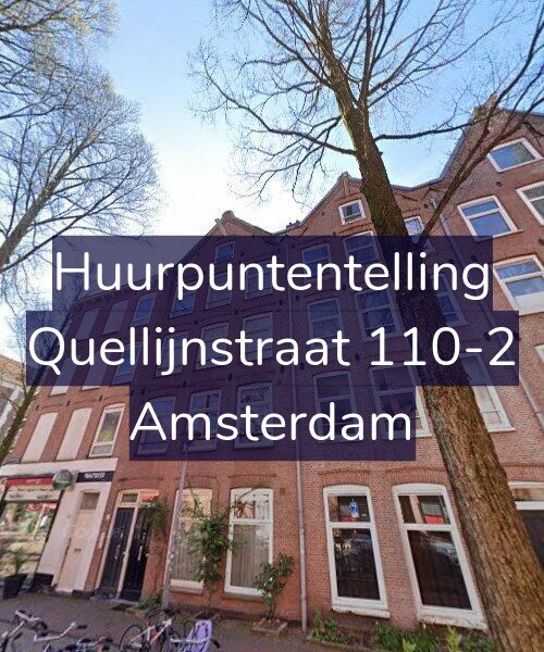 Foto gevel Huurpuntentelling voor Quellijnstraat 110-2, Amsterdam