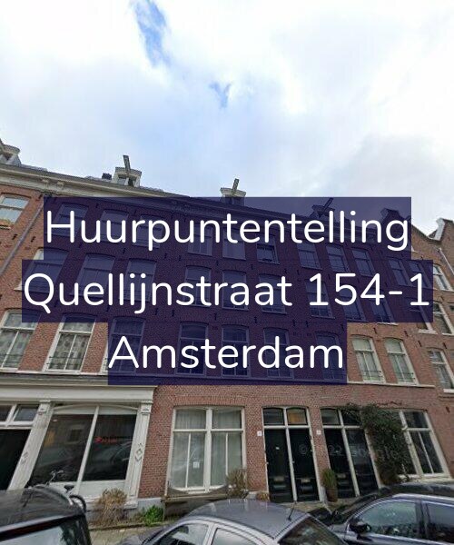Foto gevel Huurpuntentelling voor Quellijnstraat 154-1, Amsterdam