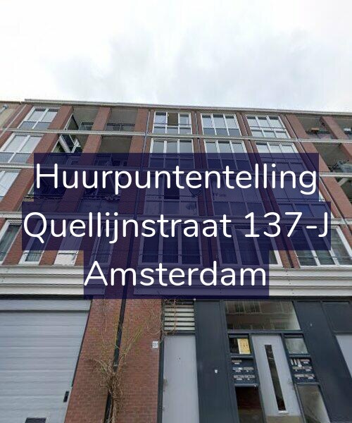 Foto gevel Huurpuntentelling voor Quellijnstraat 137-J, Amsterdam