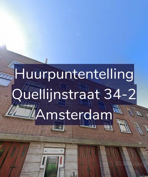 Foto gevel Huurpuntentelling voor Quellijnstraat 34-2, Amsterdam