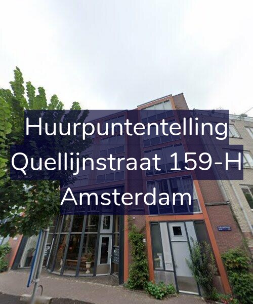 Foto gevel Huurpuntentelling voor Quellijnstraat 159-H, Amsterdam