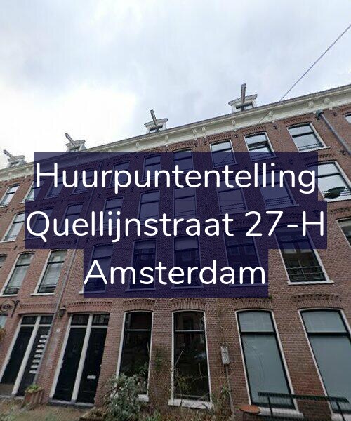 Foto gevel Huurpuntentelling voor Quellijnstraat 27-H, Amsterdam