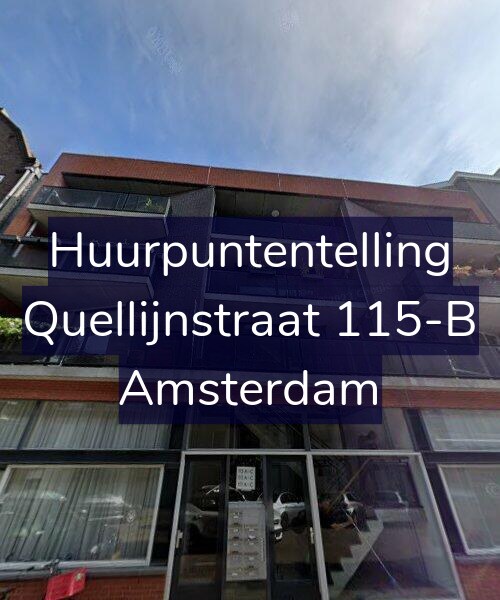 Foto gevel Huurpuntentelling voor Quellijnstraat 115-B, Amsterdam