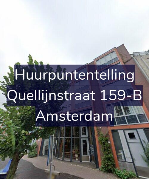 Foto gevel Huurpuntentelling voor Quellijnstraat 159-B, Amsterdam