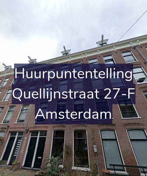 Foto gevel Huurpuntentelling voor Quellijnstraat 27-F, Amsterdam