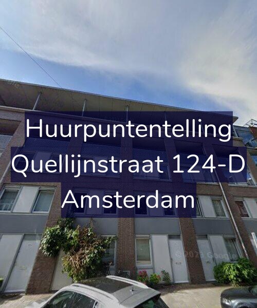 Foto gevel Huurpuntentelling voor Quellijnstraat 124-D, Amsterdam