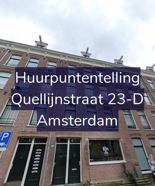 Foto gevel Huurpuntentelling voor Quellijnstraat 23-D, Amsterdam